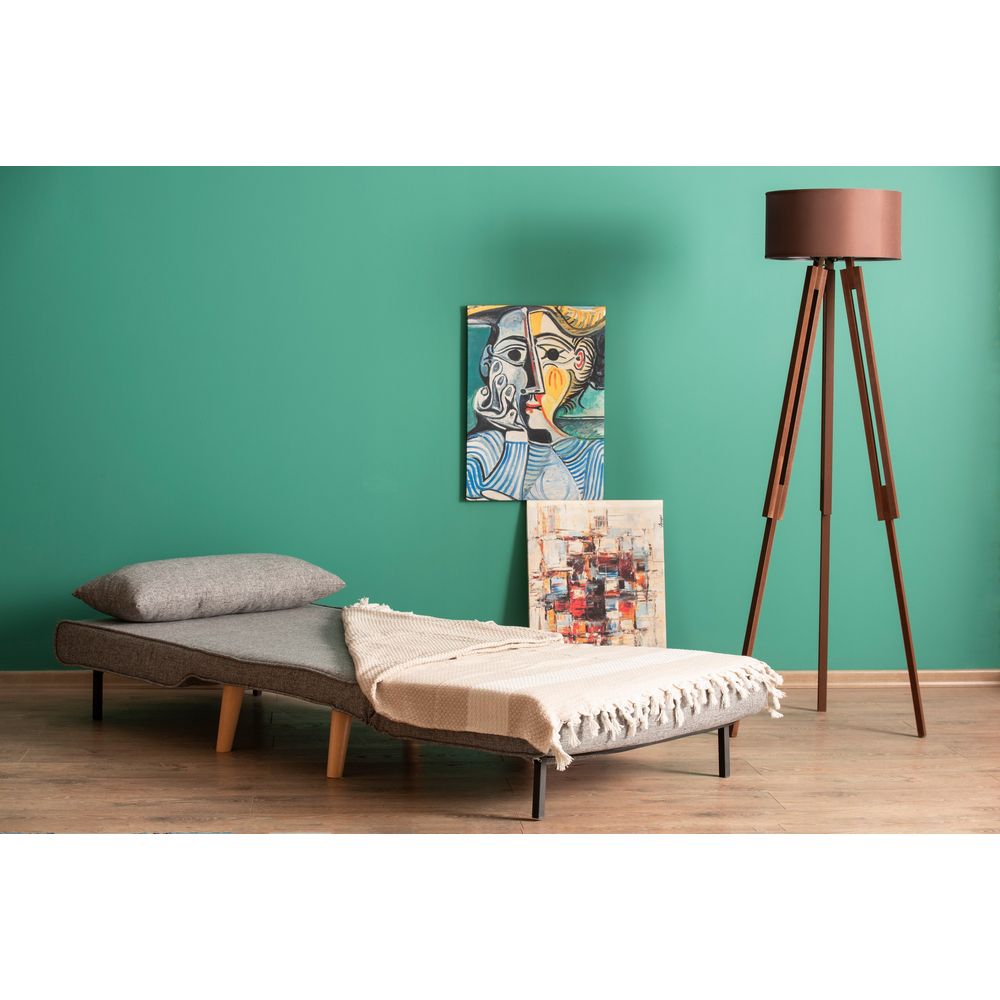 Folde Single - Svijetlo Siva Sofa na Razvlačenje za Jednu Osobu slika 5