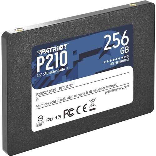 Patriot SSD P210 R530/W400, 256GB, 7mm, 2.5" slika 1