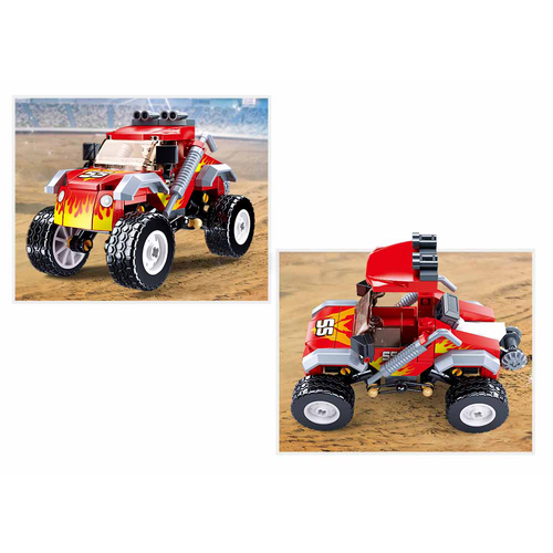 Sluban Kocke, Vozilo Off Road Red 150 Kom slika 4