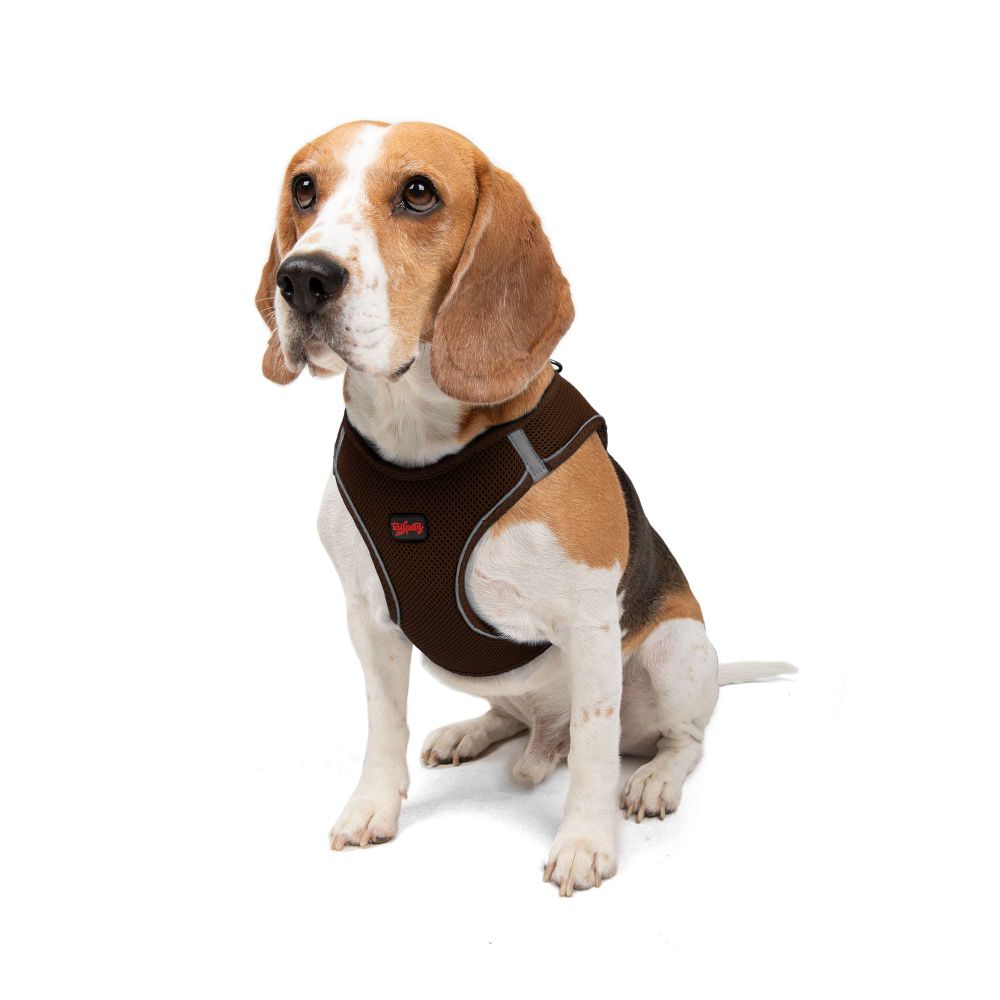 Dog harness Air-Mesh, colour: brown slika 4
