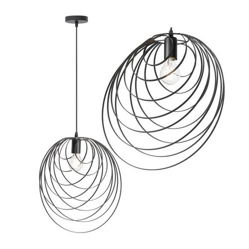 TOOLIGHT GEOMETRIJSKA STROPNA SVJETILJKA CRNA APP426-1CP slika 1