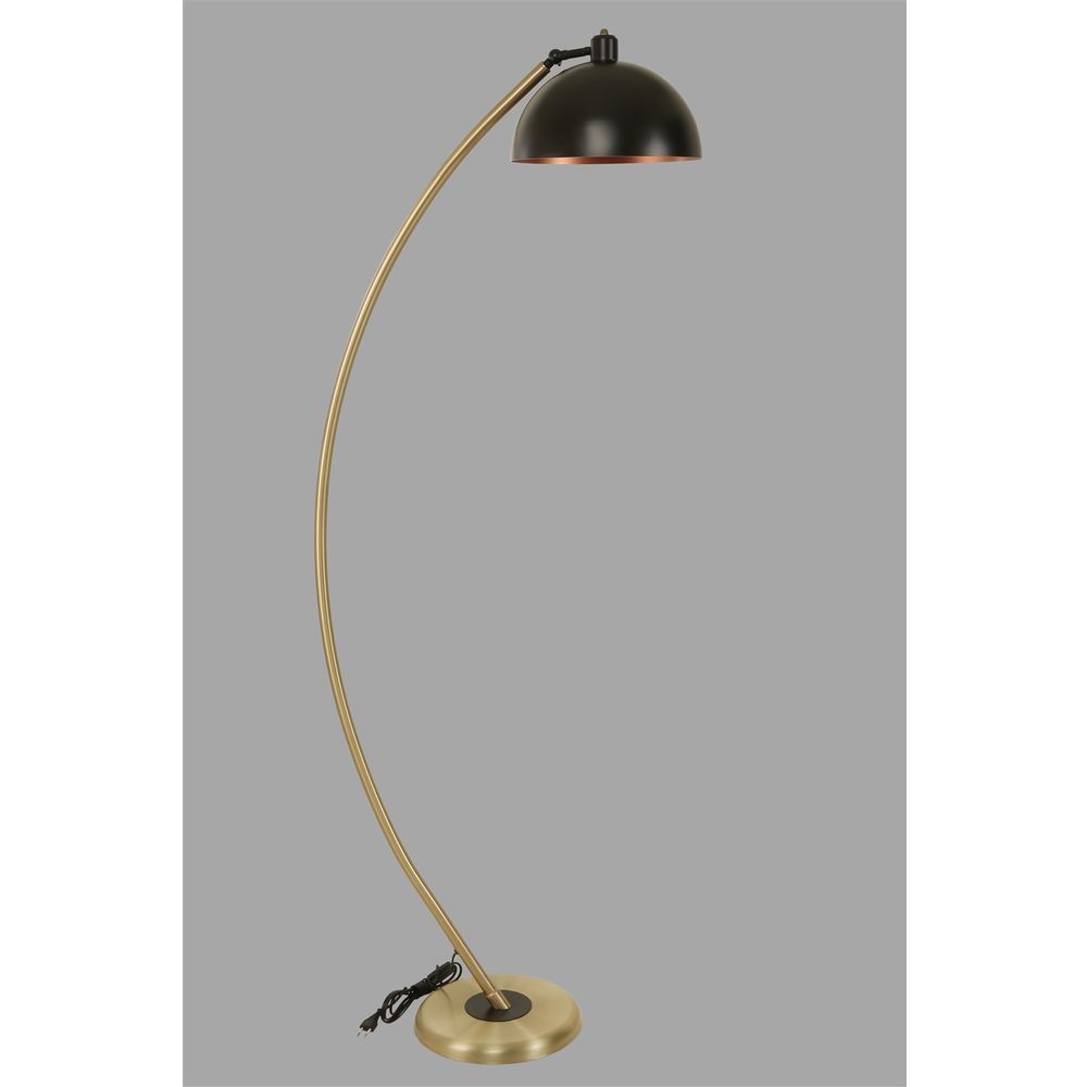 Podna lampa "Hilal Retro 3 Eskitme", zlatno-crna kombinacija slika 3