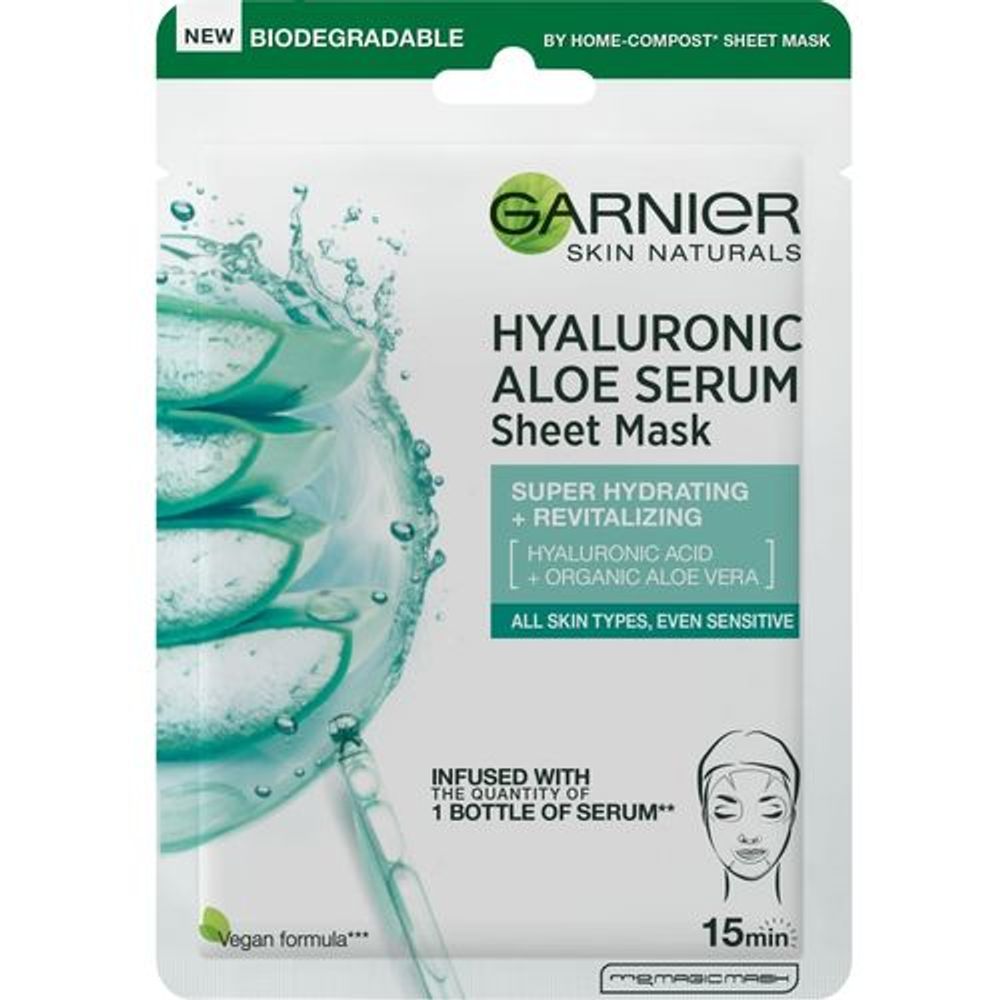 Garnier Skin Naturals Hyaluronic maska za lice Aloe Vera 32g slika 1
