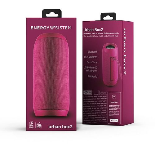 ENERGY SISTEM Urban Box 2 Magenta portable zvučnik roze slika 2