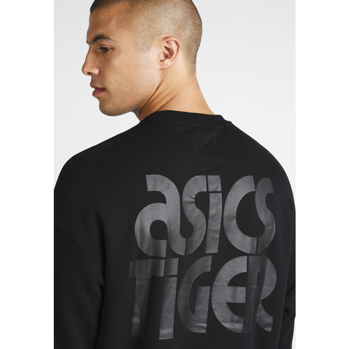 ASICS Muški duks Bl Sweat Crew crni slika 3