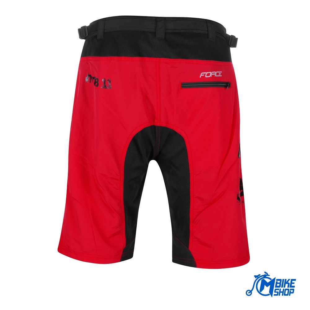 Force Šorc za biciklizam MTB-11 Red XL slika 2