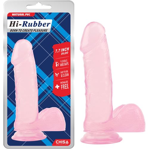 Roze realisticni dildo sa testisima 20cm slika 1