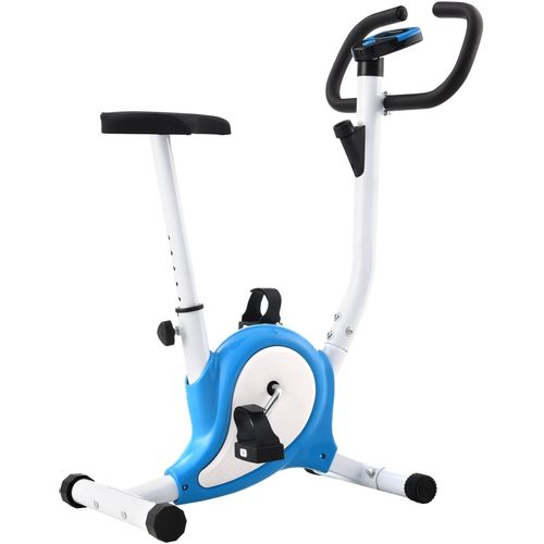 Bicikl za vježbanje s remenom za otpor plavi slika 1