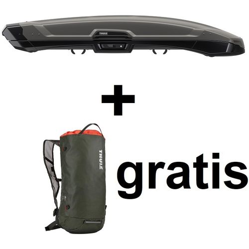 Thule Vector Alpine (500) titan mat krovna kutija slika 1