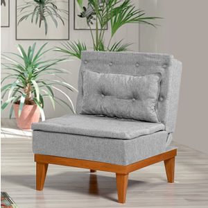 Fuoco Berjer - Grey Grey Wing Chair