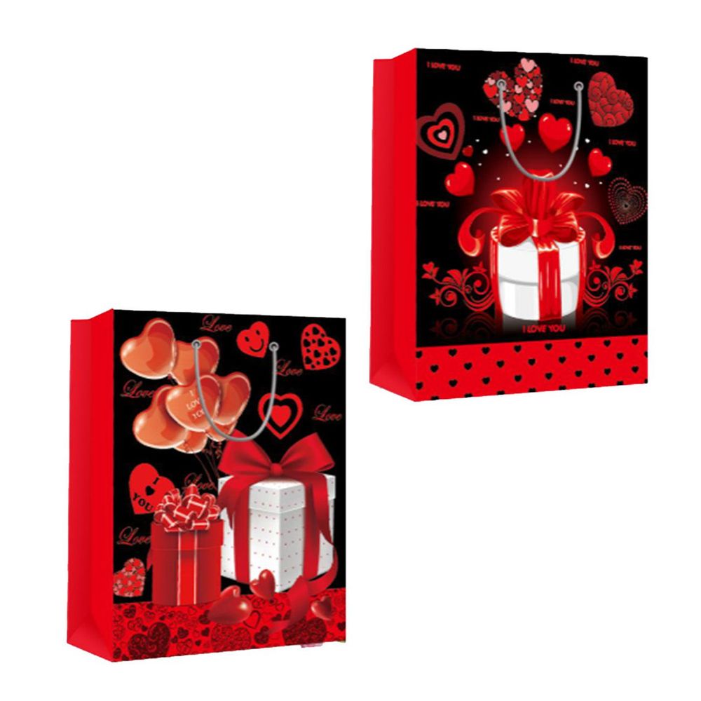 Ukrasna vrećica Srca 24x8x18cm slika 2