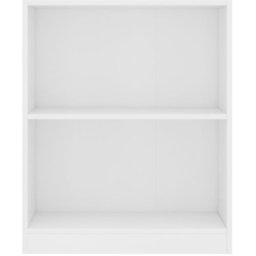 Polica za knjige bijela 60 x 24 x 74,5 cm od konstruiranog drva slika 4
