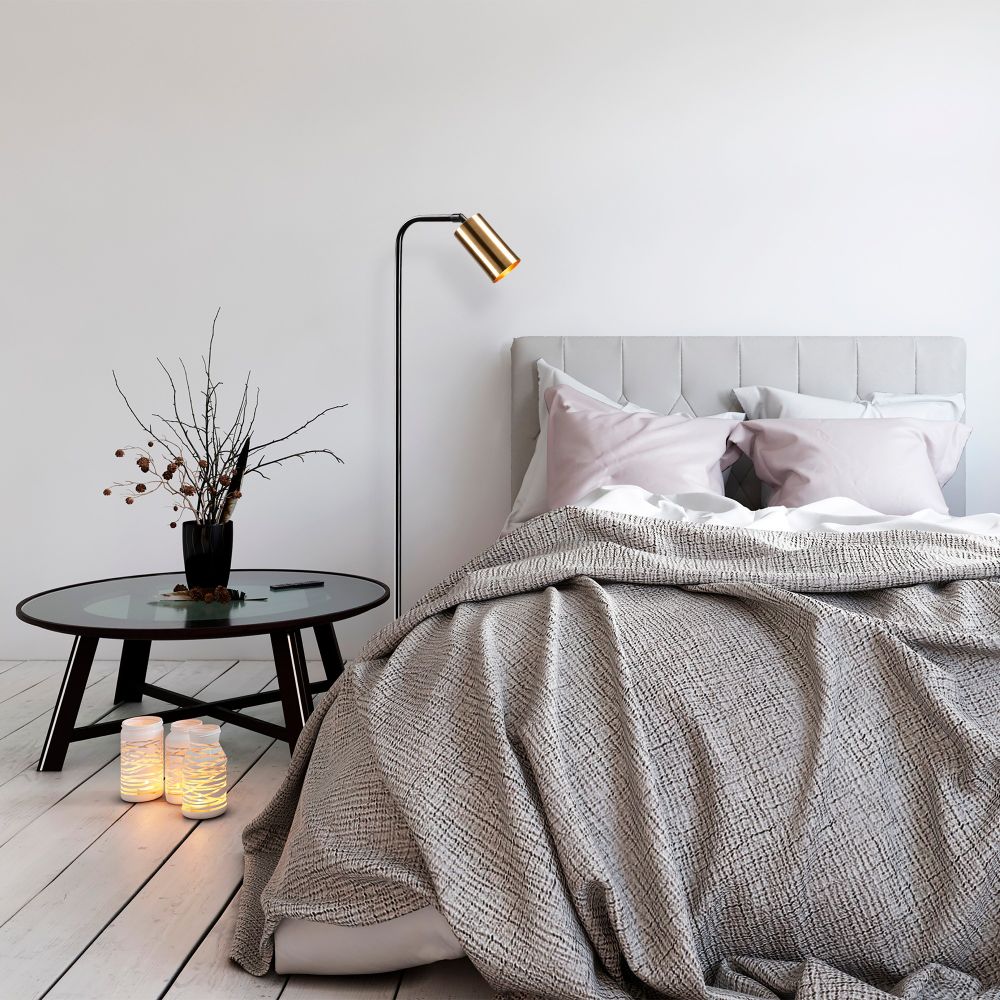 Emek - 4081 Crna Vintage Podna Lampa slika 1