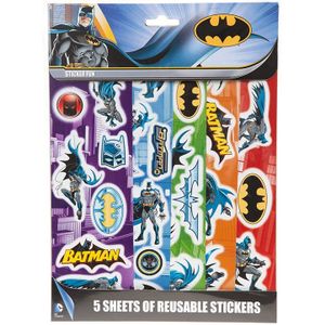 DC BATMAN 5 SHEET STICKER PACK