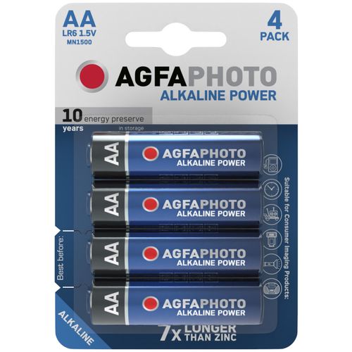 Agfa baterija alkalna 1,5V AA LR06 pk4 slika 1