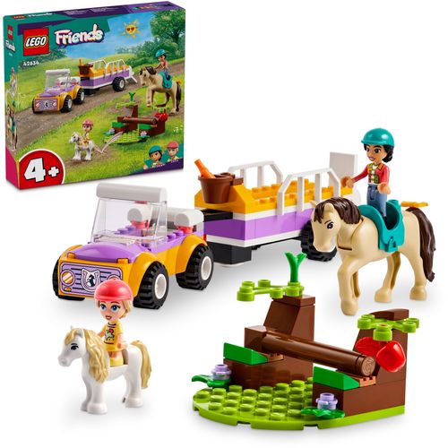 LEGO® FRIENDS 42634 Prikolica za konja i ponija slika 4