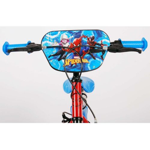 Dječji bicikl Spider-man 14" s dvije ručne kočnice crveno/plavi slika 12