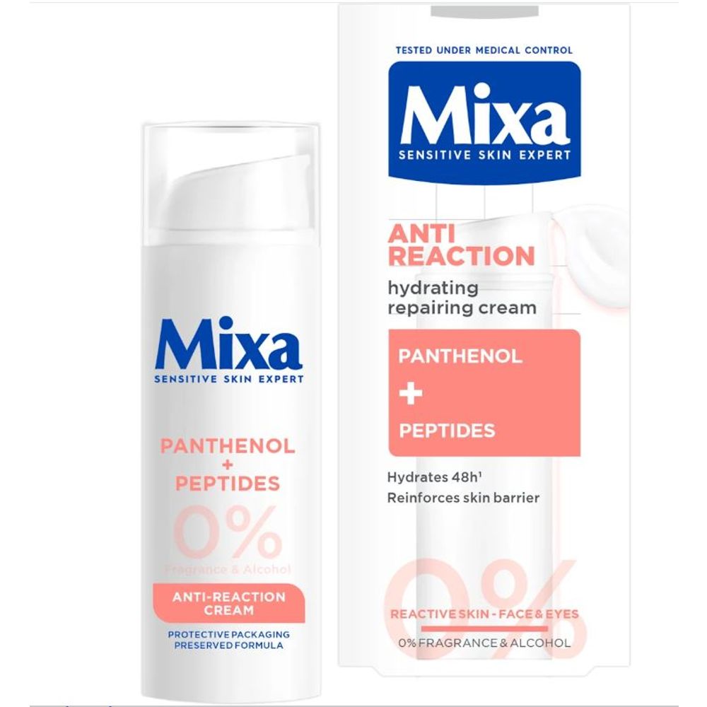 Mixa Anti-Reaction Krema za osjetljivu kožu 50ml slika 2