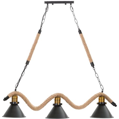 Mauro Ferretti Svjetiljka stropna CUP/ROPE 3 LIGHTS 84x20x88 cm slika 1