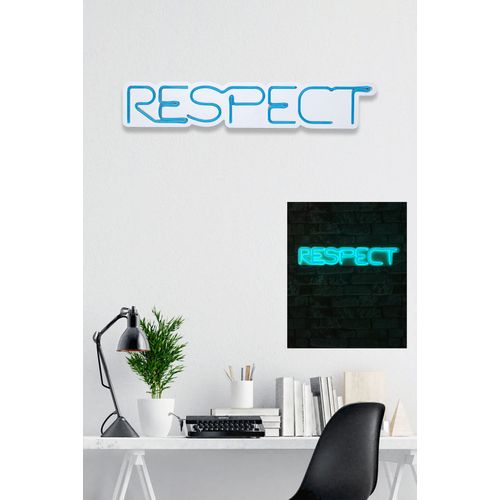Wallity Ukrasna plastična LED rasvjeta, Respect - Blue slika 3