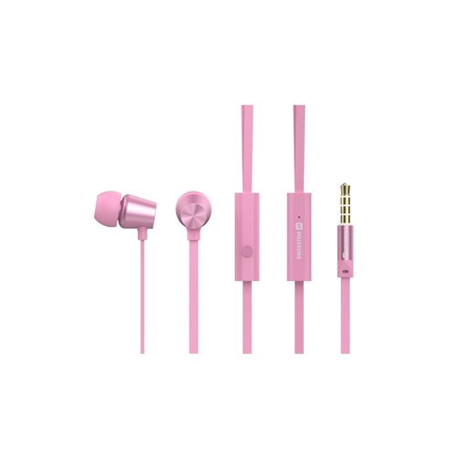 SWISSTEN slušalice + mikrofon, In-ear, metalne, roze/zlatne DYNAMIC YS500 slika 3