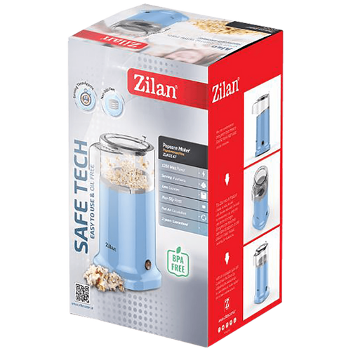 Zilan Aparat za kokice, 1200 W, plava - ZLN3147 slika 2