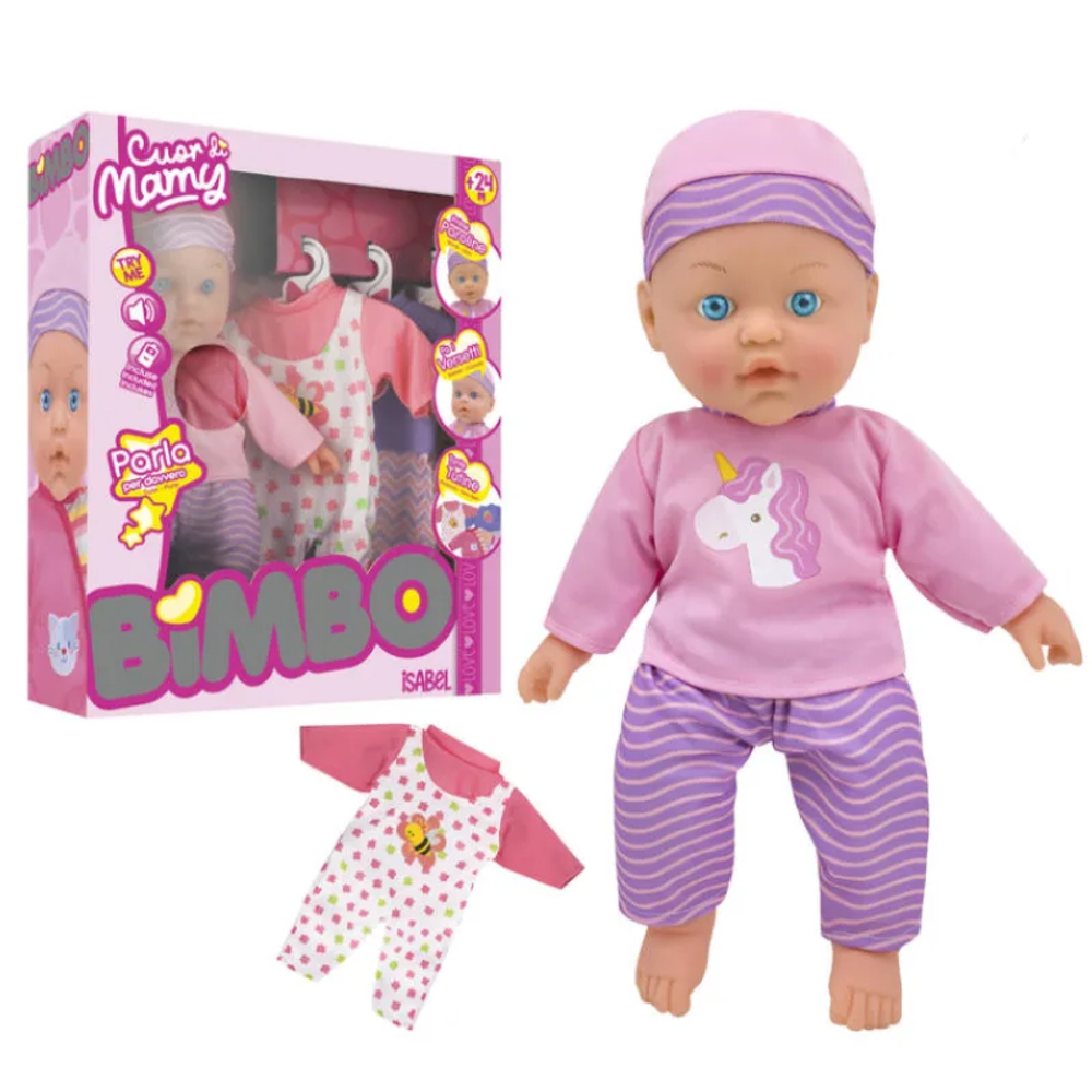 Globo Bimbo Interaktivna lutka beba Isabel 41cm slika 1
