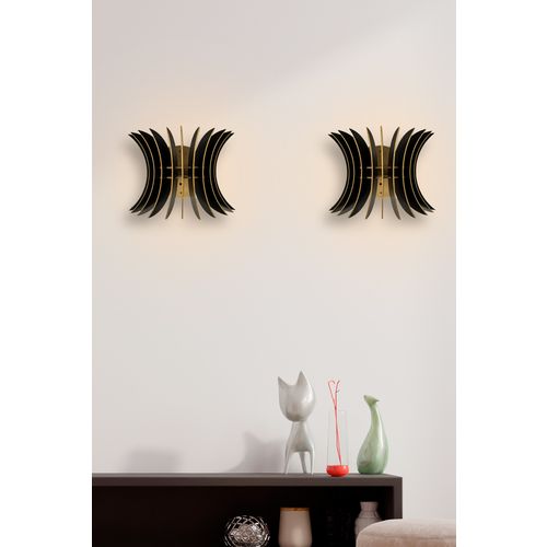 206-WS2 Black Wall Lamp slika 1