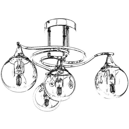 AV-1761-4K Chrome Chandelier slika 2