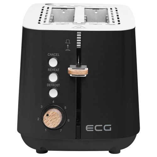 ECG ST 2768 Timber Black Toster slika 3