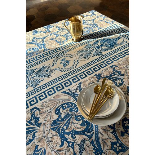 Blue Ethnic 135 x 200 Blue
White Tablecloth slika 4