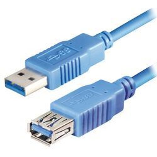 Transmedia USB 3.0 type A plug - USB type A jack 1m slika 1