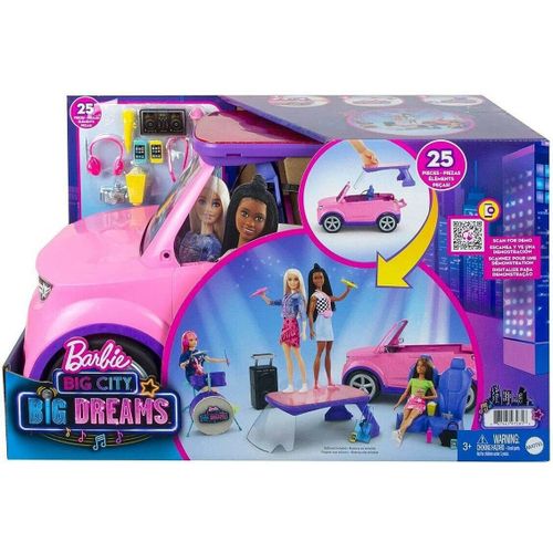 Barbie Big City Big Dreams Transformirajući vozilo set za igru slika 2