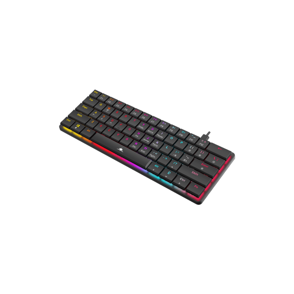 WHITE SHARK Tastatura GK-006121 NAGAMAKI / Crna, mehanička, US-Plavi prekidači slika 5