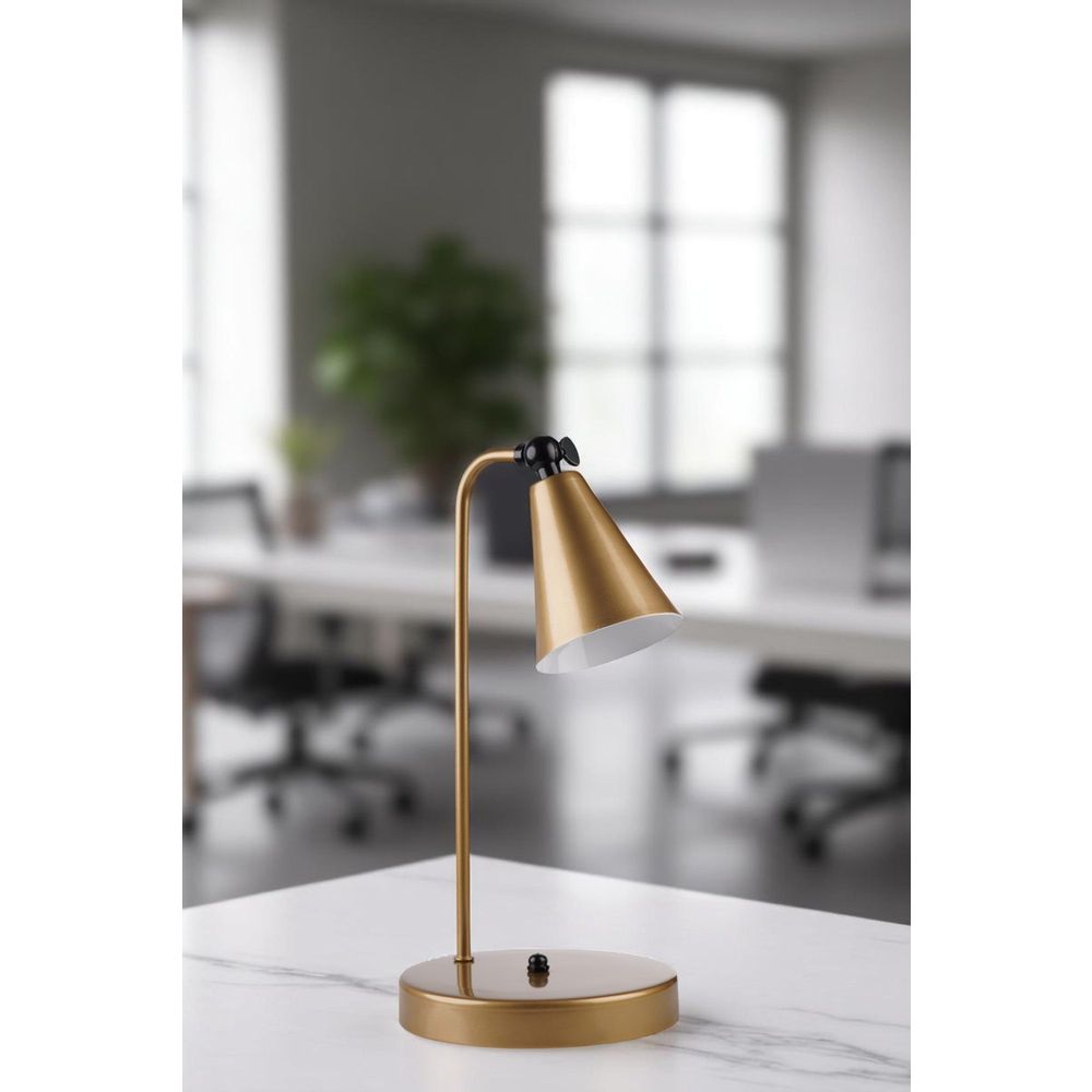 Opviq Stolna lampa 342, zlatna slika 1