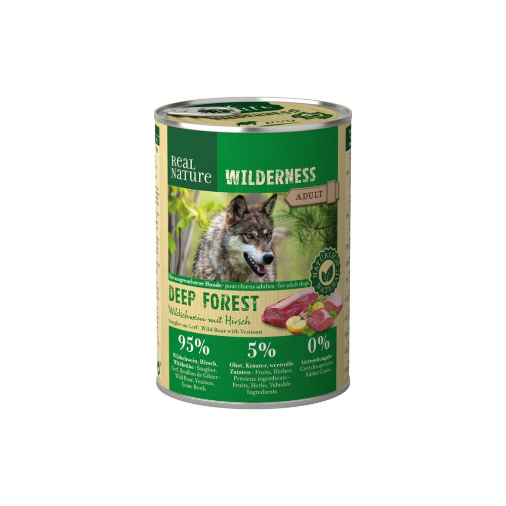 Real Nature Wilderness Adult vepar i divljač 400 g slika 1