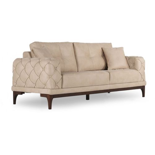 Lale - Cream Cream 2-Seat Sofa slika 2