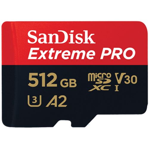 Memorijska kartica SANDISK Extreme Pro microSDXC 512GB+Adp, SDSQXCD-512G-GN6MA slika 1