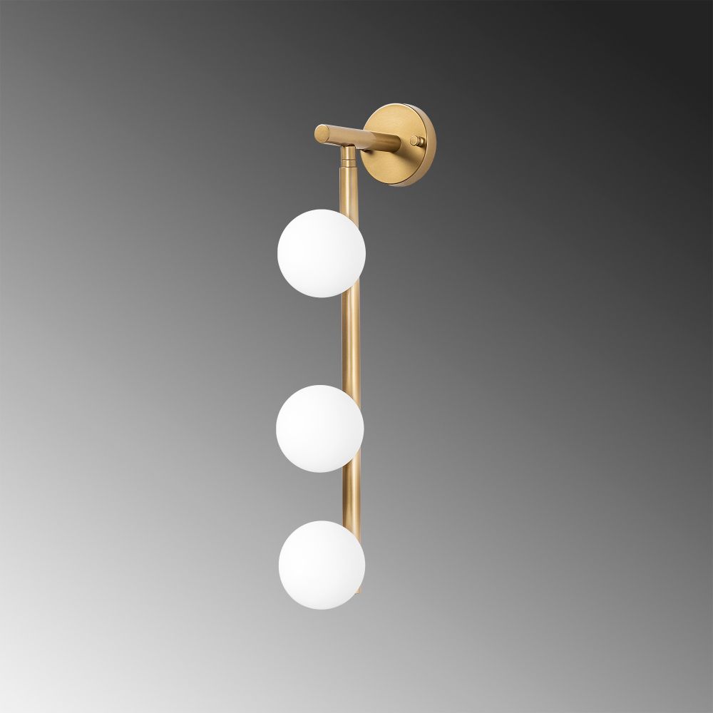 Zidna Lampa Domino - 11045, boje: Zlato slika 3