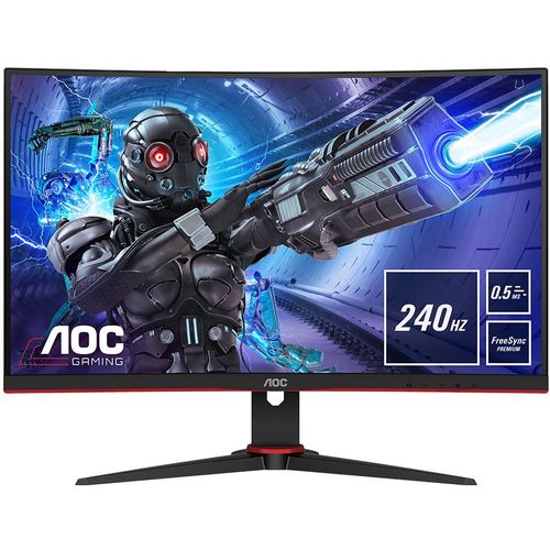 AOC monitor 32" VA zakrivljeni C32G2ZE BK Gaming slika 1