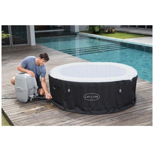 Masažni bazen-Jacuzzi na napuhavanje Bestway Lay-Z-Spa Miami 180*66cm - crni slika 6