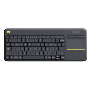 Bežična tipkovnica Logitech K400 Plus s touchpadom, crna (Unifying, SLO gravura)