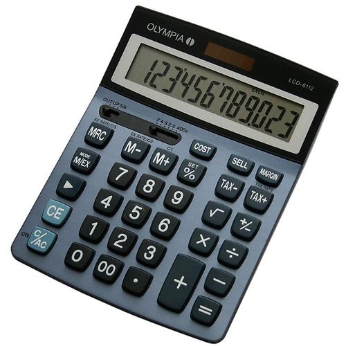 Kalkulator Olympia LCD 6112 tax slika 1