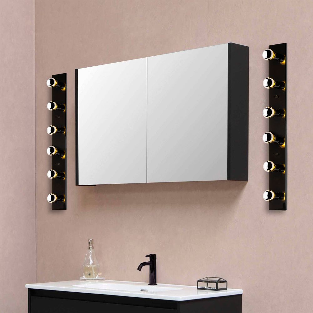 Zidna lampa Mirro 12235 u crno-zlatnoj boji slika 4