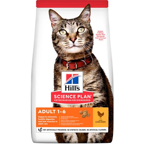 Hill's™ Science Plan Mačka Adult 1-6 s Piletinom, 3kg slika 1