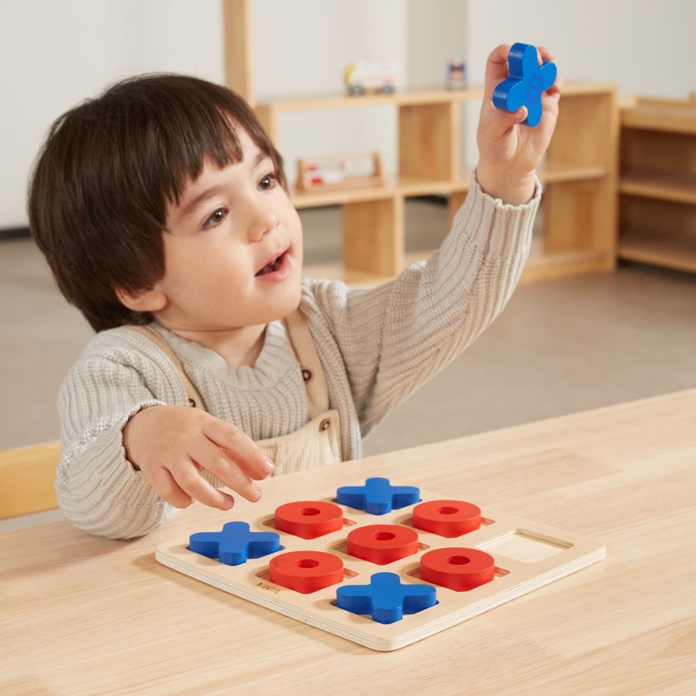 Viga, klasična drvena igra tic-tac-toe slika 5