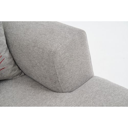 Atelier Del Sofa Kutna garnitura, Linden Mini Right - Light Grey slika 6