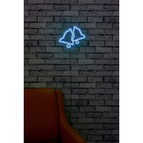 Wallity Ukrasna plastična LED rasvjeta, Bells - Blue slika 12