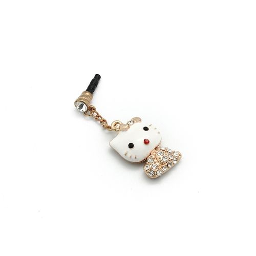 Kapica handsfree 3,5 mm charm Kitty L bela slika 1