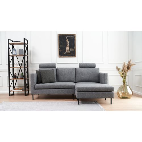 Atelier Del Sofa Kutna garnitura, Sivo, Mino - Grey slika 6